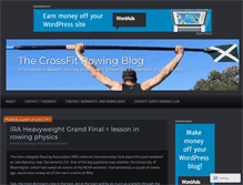 Tablet Screenshot of crossfitrowingblog.com